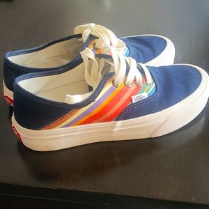 🌈 rainbow, navy, ivory Vans